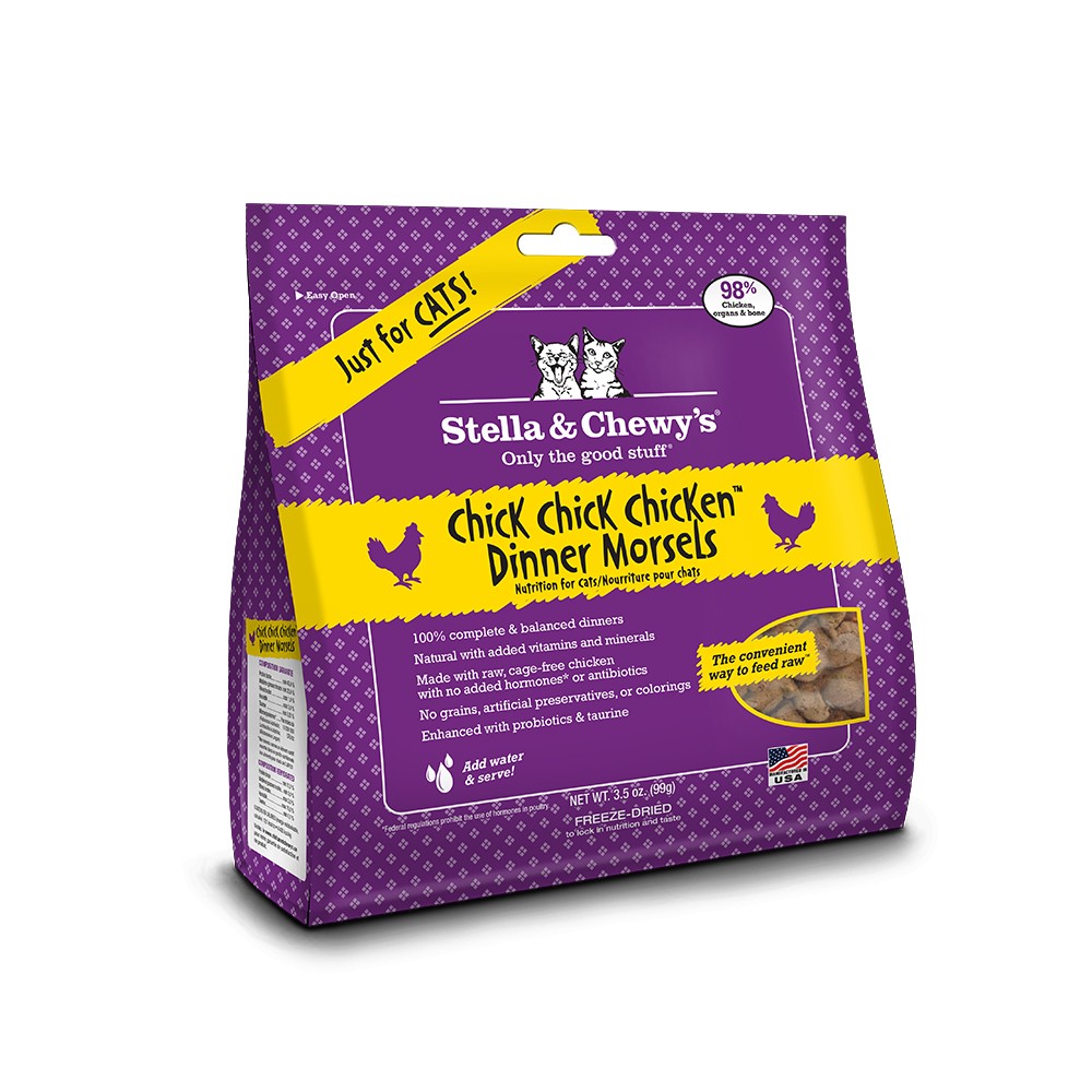 Stella & Chewy's Chick, Chick, Chicken Freeze Dried Dinner Morsels for Cats