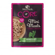 Wellness CORE Small Breed Mini Meals Shredded Chicken & Lamb Entree in Gravy For Dogs 