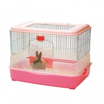 Marukan Rabbit Cage In Pink