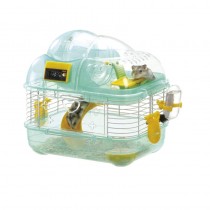 Marukan Hamster House with Electronic Counter in Green -Small