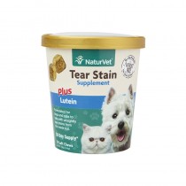 NaturVet Tear Stain Supplement Plus Lutein Soft Chews