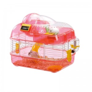 Marukan Hamster House with Electronic Counter in Pink - Medium